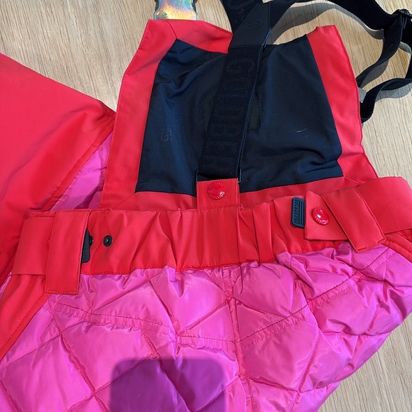 Goldbergh x Revolve KAYA SALOPETTE Ski Pants Overalls NWT US 6 ski bibs PINK - Picture 6 of 14
